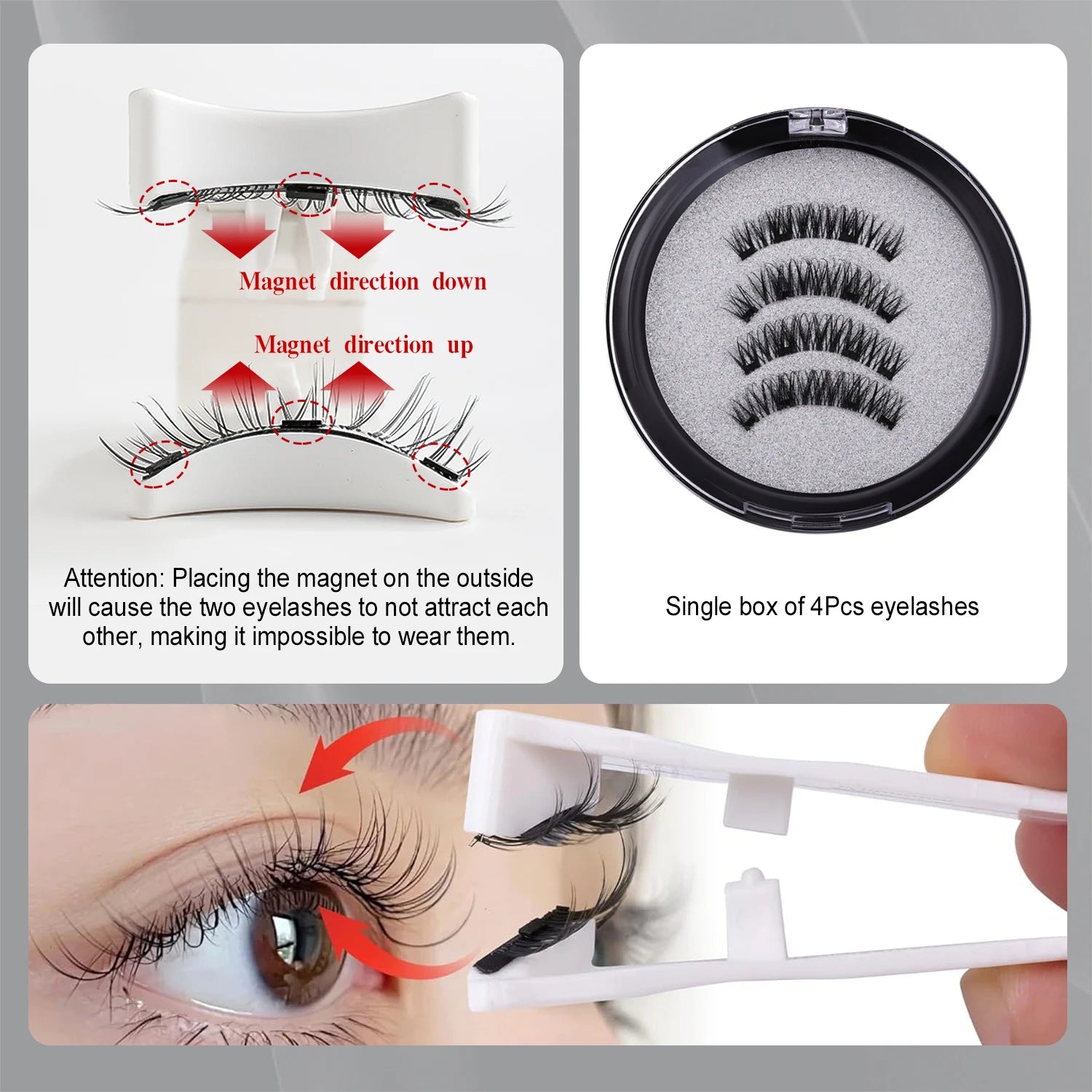 RED SIREN Magnetic Eyelashes Kit
