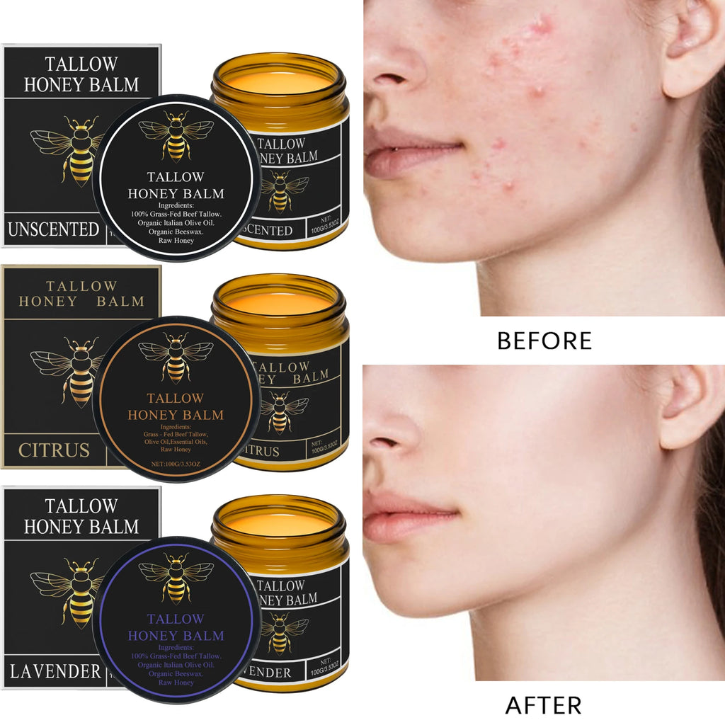 Grass-Fed Beef Tallow & Honey Face Cream