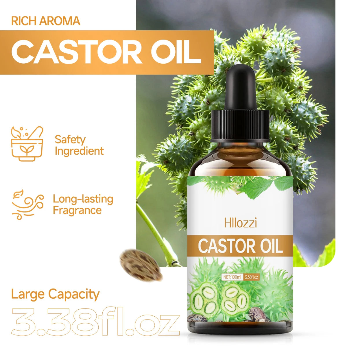 Pure Castor Oil Essential Serum