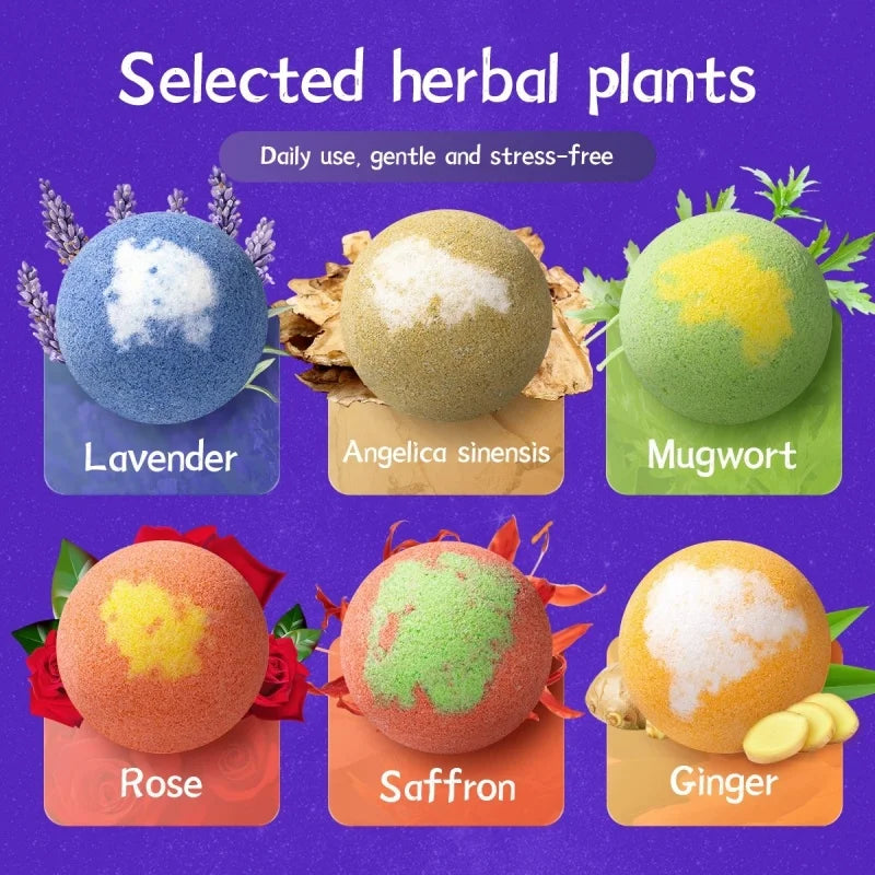 Organic Bath Bombs Gift Set – 24 Mini Handmade Bombs