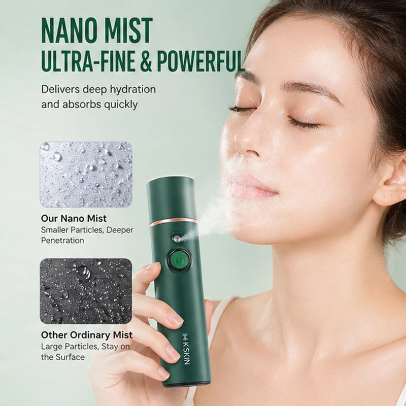 Steamer for Facial Nano Ionic Face Steamer for Facial Pores Sauna Skin Moisturizing Cleansing