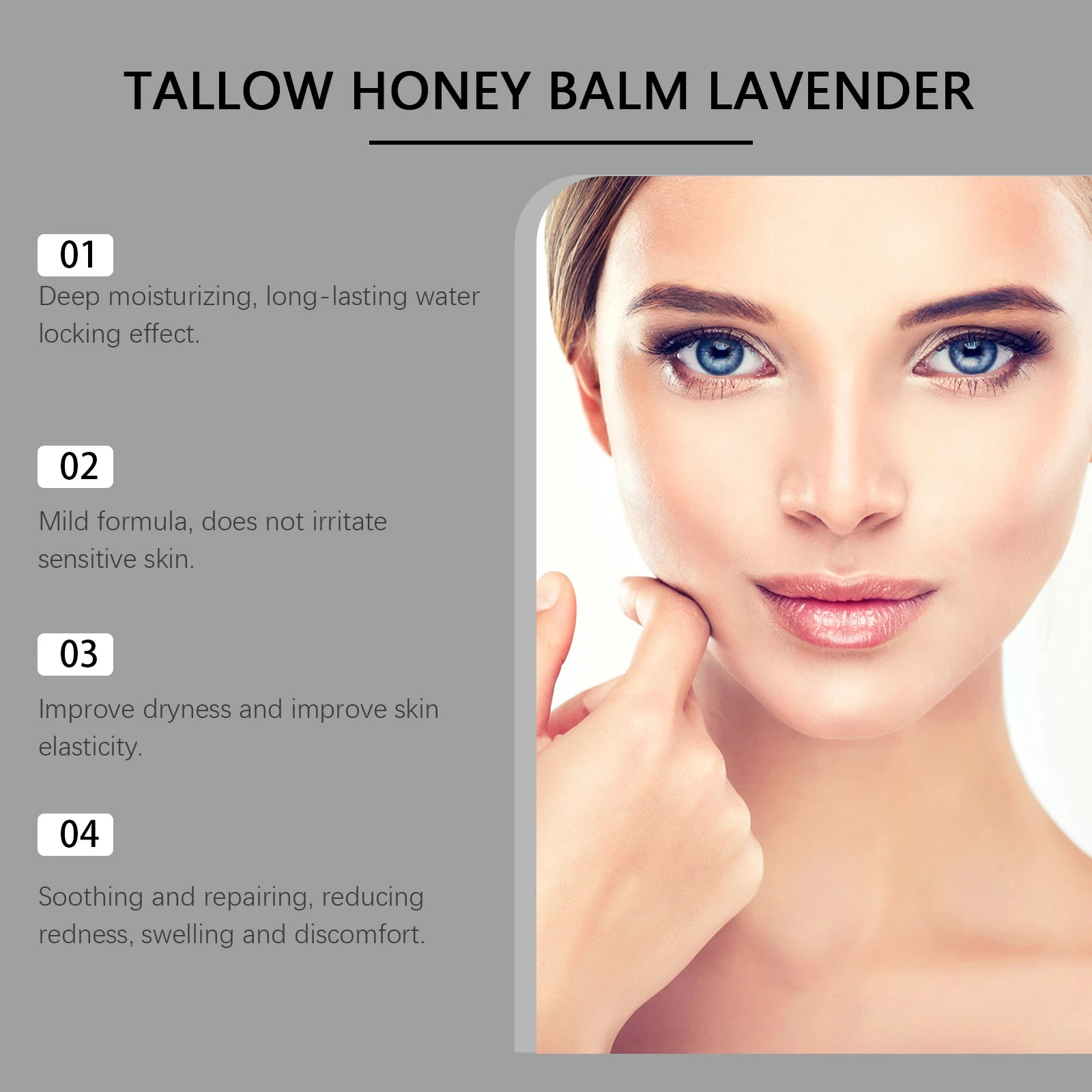 Grass-Fed Beef Tallow & Honey Face Cream