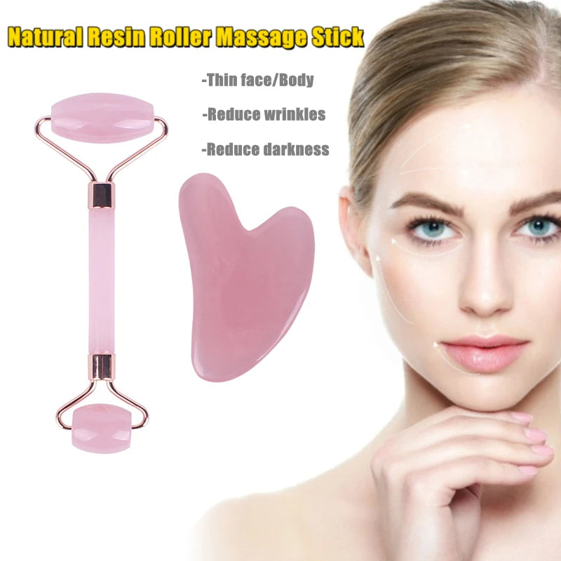 Resin Facial Massage Roller – Face, Neck & Eye Sculpting Tool