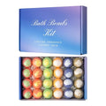 Organic Bath Bombs Gift Set – 24 Mini Handmade Bombs